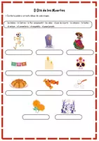 Vorschau - Arbeitsblätter - El Día de los Muertos für Anfänger*innen: Leer + Vocabulario - Seite 3