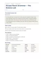 Vorschau - Stationenlernen - Escape Room Grammatik Englisch Klasse 7 - Seite 1