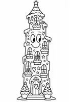 Vorschau - Mal- und Bastelvorlagen - Fensterdeko Winter AusmalbilderJames Rizzi Kunst Winterstadt Fensterdekoration Vertretungsstunde - Seite 3