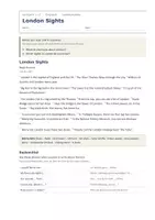 Vorschau - Arbeitsblätter - London Sights – Landeskunde Englisch - Seite 1