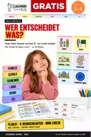 Vorschau - Arbeitsblätter - Wer entscheidet was? Gemeinde, Land, Bund oder EU | Gratis Mini-Stunde Demokratie - Deckblatt