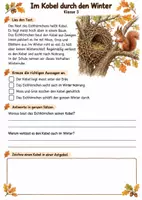 Vorschau - Arbeitsblätter - Das Eichhörnchen - Sachunterricht Kl. 3 - Seite 1