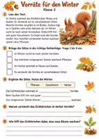 Vorschau - Arbeitsblätter - Das Eichhörnchen - Sachunterricht Kl. 3 - Seite 2