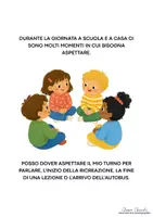 anteprima - Materiale di supporto/inclusione - IL TEMPO DELL'ATTESA - storia sociale - Pagina 1