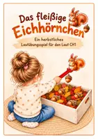 Vorschau - Spiele - Das fleißige Eichhörnchen - Herbstliche Lautübung CH1 - Deckblatt