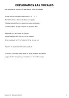 Vista previa - Hojas de trabajo - Mis vocales: repasa, escribe y colorea - página 1