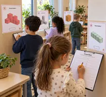 Voorbeeld - Loopspel blokkenbouwsels groep 3 Pluspunt 4.1. blok 2 les 8 en 9 - Voorblad