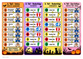 Vorschau - Arbeitsblätter - Halloween-Rhythmusspiel – Bodypercussion/Bewegung für die Grundschule - Seite 2
