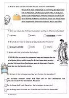 Vorschau - Arbeitsblätter - Quiz zur Alten-Griechen-Reportage (mit Lösung) - Seite 3