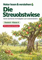 Vorschau - Stundenentwürfe - Sachtexte zum Leseverständnis Klasse 4 – Die Streuobstwiese: Texte und Aufgaben - Deckblatt