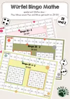 Vorschau - Spiele - Mathe - Bingo - ZR 100 ZE und Z - Deckblatt