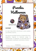 Vista previa - Juegos / Gamificación - Halloween: Puzzles temáticos (diferentes niveles) - página 1