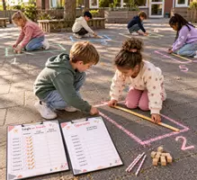 Voorbeeld - Buitenles lengte, breedte en oppervlakte groep 3 Pluspunt 4.1. blok 8 les 11 - Voorblad