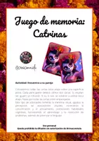 Vista previa - Juegos / Gamificación - Juego de memoria: Catrinas coloridas - página 1