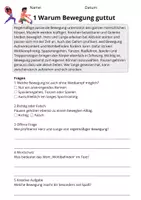 Vorschau - Stundenentwürfe - Leseverständnis Bewegung – Klasse 3 | 10 Lesetexte - Seite 3