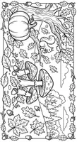 Vorschau - Poster - Freebie Wimmelbild Herbst zum Ausmalen - Seite 2