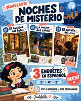 Aperçu - Préparation de séance / Séance complète - Noches de misterio — 3 enquêtes en espagnol - Page 1