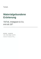 Vorschau - Stundenentwürfe - Argumentieren und Erörtern | 3 Materialien zu Sachtextanalyse, textgebundener und materialgebundener Erörterung | Deutsch Sek I - Seite 1