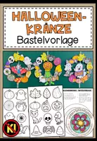 Vorschau - Mal- und Bastelvorlagen - Basteln zu Weihnachten, Ostern, Herbst, Halloween und Frühling – Bastelvorlagen und Klassendeko | wachsendes Materialpaket - Seite 1
