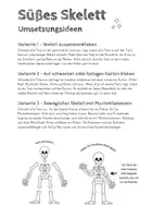Vorschau - Süßes Skelett für Halloween oder Dia de los Muertos - Seite 1