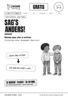 Vorschau - Arbeitsblätter - Sag’s anders! Respektvoll Meinung sagen | | Gratis Mini-Stunde Klasse 3/4 - Seite 1