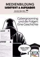 Vorschau - Arbeitsblätter - Cybergrooming und die Folgen - Eine Geschichte - Deckblatt