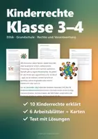 Vorschau - Arbeitsblätter - Ethik Grundschule Paket – Kinderrechte, Das bin ich, Goldene Regel, Philosophieren, Familie und Freundschaft - Seite 1