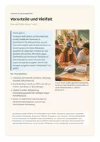 Vorschau - Unterrichtsreihen - Vorurteile und Vielfalt: Stereotyp, Diskriminierung, Zivilcourage – Ethik/Politik Klasse 7/8 - vierfach differenziert inkl. eigener Förderversion / DaZ-Version | Realschule, Gesamtschule, Gemeinschaftsschule, Oberschule - Seite 1