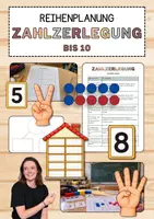 Vorschau - Unterrichtsreihen - Materialpaket: Zahlzerlegung bis 10 – Unterrichtsreihe, UB-Stunde und Material - Deckblatt