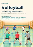 Vorschau - Stundenentwürfe - Volleyball: Aufstellung und Rotation verstehen – Klasse 7–9 - Deckblatt