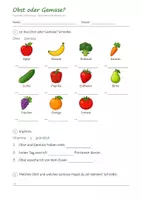 Vorschau - Arbeitsblätter - Gesunde Ernährung Klasse 1/2 – Arbeitsheft Sachunterricht mit Ernährungspyramide, Bildkarten und Lösungen (HSU) - Seite 3