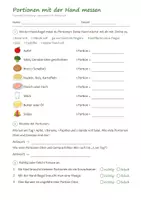 Vorschau - Arbeitsblätter - Gesunde Ernährung Klasse 3/4 – Arbeitsheft Sachunterricht: Ernährungspyramide, Nährstoffe, Verdauung, mit Lösungen (HSU) - Seite 3