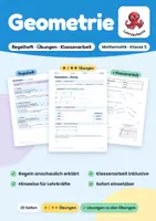 Vorschau - Stundenentwürfe - Mathe Klasse 5 Grundlagenpaket | Regelhefte, Tests & Spiele - Seite 1