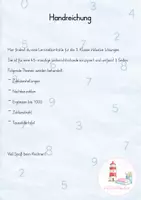 Vorschau - Arbeitsblätter - ZR 1000 Zahldarstellungen, Nachbarzahlen, Zahlenstrahl, Tausendertafel Lernzielkontrolle/ Arbeit - Seite 1