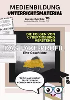 Vorschau - Arbeitsblätter - Cybermobbing Prävention - Das Fake-Profil - Deckblatt