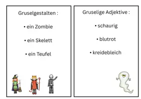 Vorschau - Merkblätter - Mein Wortspeicher für Gruselgeschichten - Seite 3