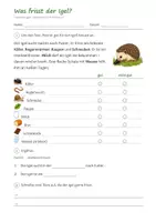 Vorschau - Arbeitsblätter - Lapbook Igel Klasse 1/2 – Sachunterricht Grundschule mit Faltvorlagen, Infotexten und Lösungen (Herbst, HSU) - Seite 3