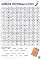 Vorschau - Arbeitsblätter - Materialpaket "Meine Schulsachen" Schule - DaZ / DaF / Deutsch - Seite 2