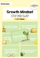 Vorschau - Spiele - Stop and Swap - Lesespiel - Growth Mindset (Passend zu den Postern) - Deckblatt