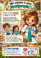 Vorschau - Mal- und Bastelvorlagen - Berufe kennenlernen – Großes Materialpaket Teil 2 mit 10 Lernheften & 10 Malbüchern | Sachunterricht Grundschule - Seite 3