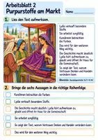 Vorschau - Arbeitsblätter - Lydia öffnet ihr Haus | Religion Klasse 3 Arbeitsblätter | Evangelische Religionslehre | 10 Arbeitsblätter als PDF - Seite 2