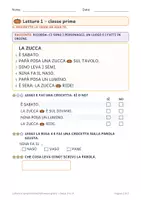 anteprima - Esercizi - Lettura e comprensione Halloween gratis: classe 1ª e 2ª - Pagina 1