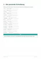 Vorschau - Arbeitsblätter - Doppelkonsonanten, ck oder tz? | Arbeitsblätter mit Lösungen - Seite 1