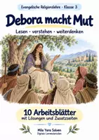 Vorschau - Arbeitsblätter - Debora macht Mut | Religion Klasse 3 Arbeitsblätter | Evangelische Religionslehre | 10 Arbeitsblätter als PDF - Deckblatt