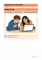 anteprima - Esercizi - A scuola di italiano_L2_Livello B2 - Pagina di copertina