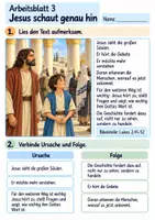 Vorschau - Arbeitsblätter - Der zwölfjährige Jesus im Tempel | Religion Klasse 3 Arbeitsblätter | Evangelische Religionslehre | 10 Arbeitsblätter als PDF - Seite 3