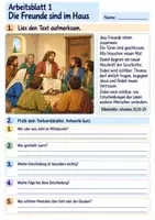 Vorschau - Arbeitsblätter - Thomas begegnet dem auferstandenen Jesus | Religion Klasse 3 Arbeitsblätter | Evangelische Religionslehre | 10 Arbeitsblätter als PDF - Seite 1