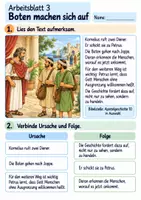 Vorschau - Arbeitsblätter - Petrus besucht Kornelius | Religion Klasse 3 Arbeitsblätter | Evangelische Religionslehre | 10 Arbeitsblätter als PDF - Seite 3
