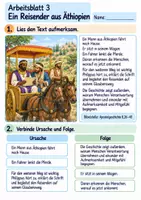 Vorschau - Arbeitsblätter - Philippus erklärt die gute Nachricht | Religion Klasse 3 Arbeitsblätter | Evangelische Religionslehre | 10 Arbeitsblätter als PDF - Seite 3