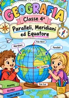 anteprima - Materiale di supporto/inclusione - Geografia 4 : lezione meridiani,paralleli,equatore - Pagina di copertina